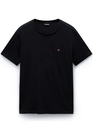 Napapijri Tops, Heren, Zwart, 2Xl, Katoen, Korte Mouw Katoenen T-Shirt Mannen