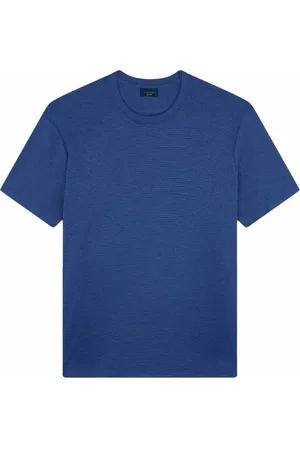 Paul & Shark Tops, Heren, Blauw, XL, Katoen, Katoenmix Casual T-shirt