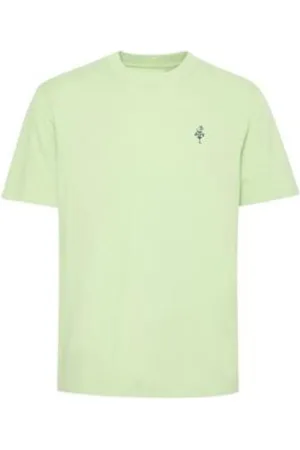 Blend Tops, Heren, Groen, S, Regular Fit Heren T-shirt