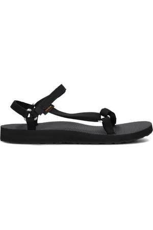 Teva Schoenen, Dames, Zwart, 39 EU, Zwarte Slim Original Sandalen