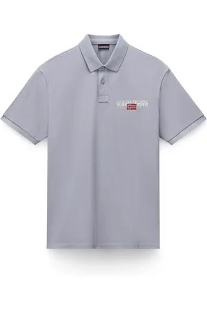 Napapijri Tops, Heren, Grijs, S, Polo met korte mouwen Aylmer