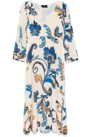 Etro Kleedjes, Dames, Veelkleurig, S, Elegante Zwarte Jurk voor Vrouwen