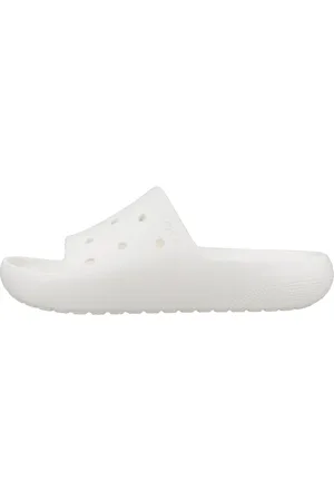 Crocs Schoenen, Dames, Wit, 42 EU, Klassieke Slide Sandalen