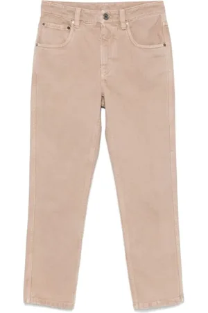 Brunello Cucinelli Broeken, Dames, , S, Katoen, Casual Katoenen Broek
