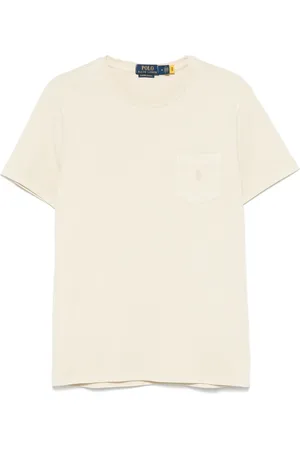 Ralph Lauren Tops, Heren, , L, Katoen, T-shirt met zak