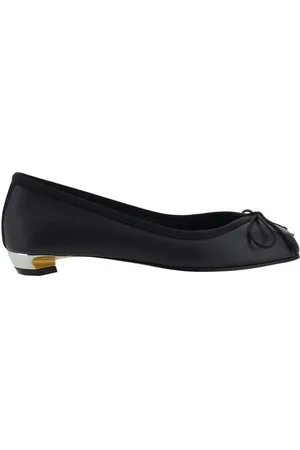 Alexander McQueen Schoenen, Dames, Zwart, 36 EU, Leer, Leren ballerina