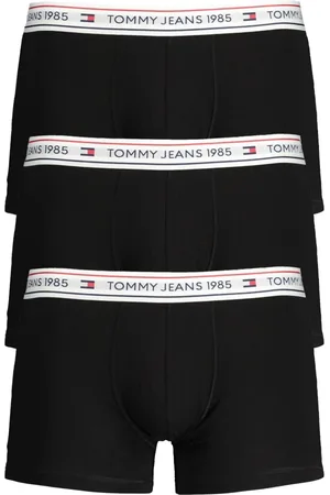 Tommy Hilfiger Ondergoed, Heren, Zwart, S, Katoen, Zwarte Boxershorts 3-Pack voor Mannen