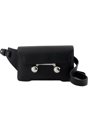 Marni Tassen, Heren, Zwart, ONE Size, Leer, Trunkaroo Crossbody Tas