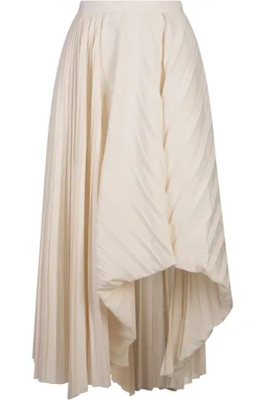 Alexander McQueen Rokken, Dames, Wit, XS, Witte Cellulose Viscose Top
