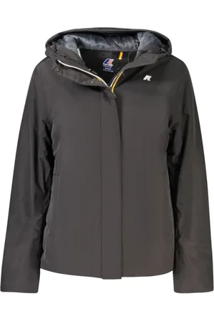 K-Way Jassen, Dames, Zwart, M, Zwarte Damesjas met Marmot Voering