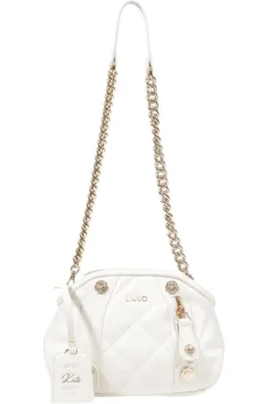 Liu Jo Tassen, Dames, , ONE Size, Crème Polyethyleen Handtas met Bovenhandvat