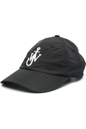 J.W.Anderson Accessoires, Dames, Zwart, ONE Size, Anker Logo Baseballpet