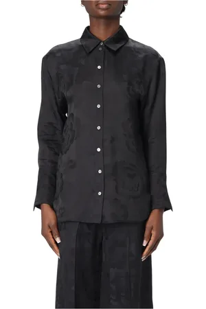 Kenzo Blouses & Shirts, Dames, Zwart, 2Xs, Klassieke Shirt voor Mannen en Vrouwen