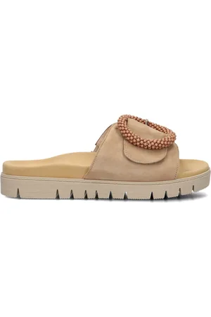 Gabor Schoenen, Dames, , 43 EU, Leer, Zomer Slippers voor Vrouwen