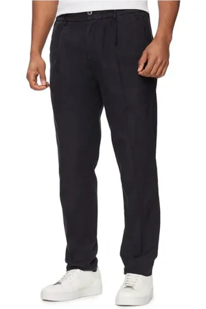 Guess Broeken, Heren, Blauw, W29, Klassieke Logo Broek met Zakken
