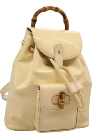 Gucci Pre-owned, Dames, , ONE Size, Leer, Pre-owned Leather backpacks