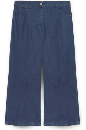 Fiorella rubino Jeans, Dames, Blauw, 6Xl, Katoen, Korte Jeans