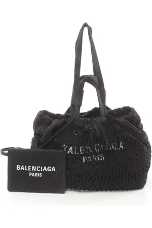 Balenciaga Pre-owned, Dames, Zwart, ONE Size, Pre-owned Canvas totes