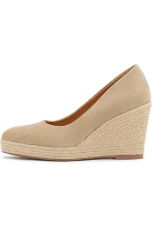 Kazar Schoenen, Dames, , 39 EU, Suède, suède pumps op een platformhak