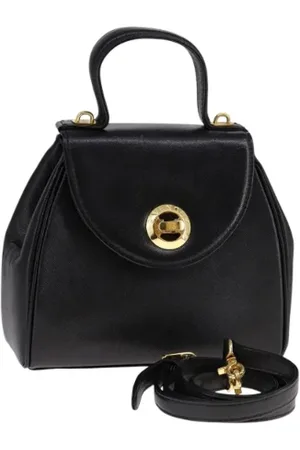 Givenchy Pre-owned, Dames, Zwart, ONE Size, Leer, Tweedehands leren handtassen