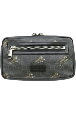 Gucci Pre-owned, unisex, Zwart, ONE Size, Leer, Pre-owned Canvas gucci-bags
