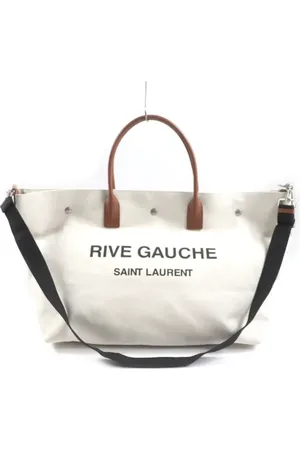 Saint Laurent Pre-owned, Dames, , ONE Size, Leer, Pre-owned Canvas totes