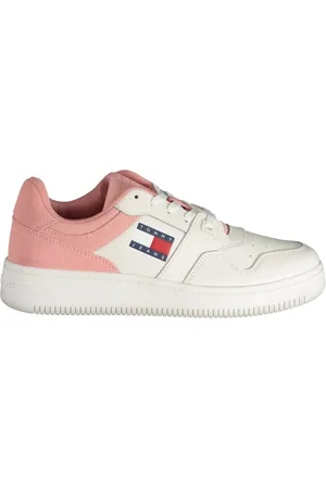 Tommy Hilfiger Schoenen, Dames, Roze, 39 EU, Roze Dames Sportschoenen met Contrastdetails