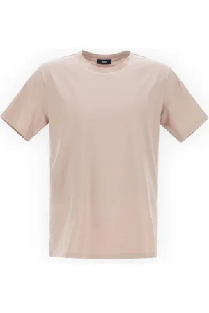 HERNO Tops, Heren, Wit, S, Jersey Stretch T-shirt