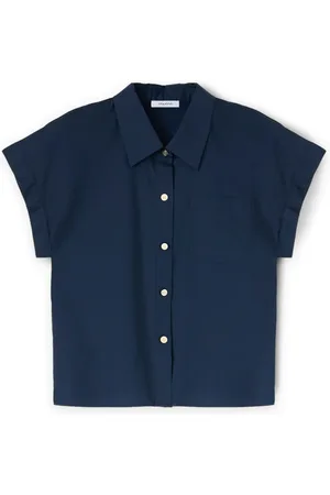 Motivi Blouses & Shirts, Dames, Blauw, 2Xs, Katoen, Katoenen Kimono Shirt