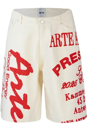 Arte Antwerp Korte broeken, Heren, , W30, Katoen, Katoenen shorts met klassieke stijl