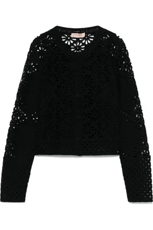 Twin-Set Truien, Dames, Zwart, S, Zwarte Jas