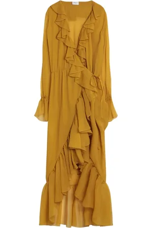 Saint Laurent Kleedjes, Dames, Geel, M, Korte Damesjurk