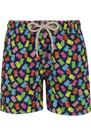 MC2 SAINT BARTH Badkleding, Heren, Veelkleurig, XL, Lichtgewicht zwemkleding met snoepbeerprint