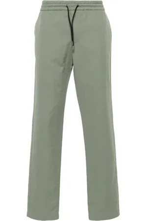 Sease Broeken, Heren, Groen, S, Katoen, Katoen Linnen Broek met Zakken