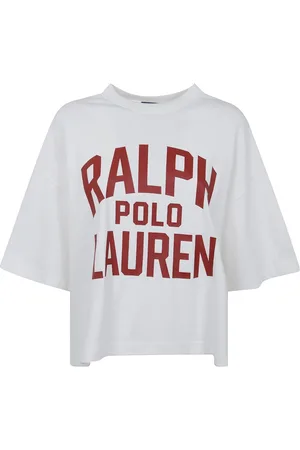Ralph Lauren Tops, Dames, Wit, M, Gebreid T-shirt