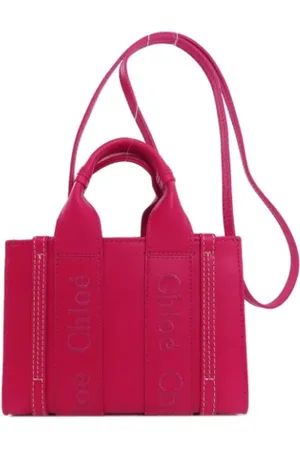 Chloé Pre-owned, Dames, Roze, ONE Size, Leer, Tweedehands leren handtassen
