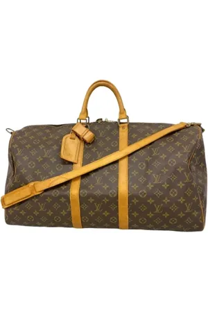 LOUIS VUITTON Pre-owned, Dames, Bruin, ONE Size, Tweedehands Canvas Louis Vuitton tassen
