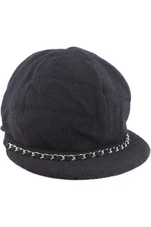 CHANEL Pre-owned, Dames, Zwart, ONE Size, Wol, Pre-owned Wool hats