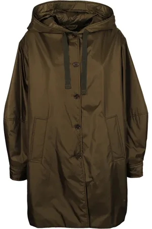 Aspesi Mantels, Dames, Groen, XL, Militair Groene Parka Lovana Stijl
