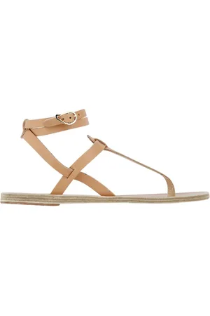 Ancient Greek Sandals Schoenen, Dames, Geel, 36 EU, Stijlvolle platte sandalen voor vrouwen