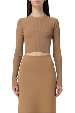 Max Mara Truien, Dames, Bruin, M, Stijlvolle Smalto Jas voor Vrouwen