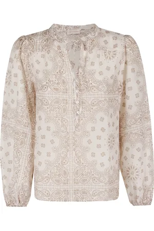 MC2 SAINT BARTH Blouses & Shirts, Dames, , M, Katoen, Koreaanse Kraag Blouse