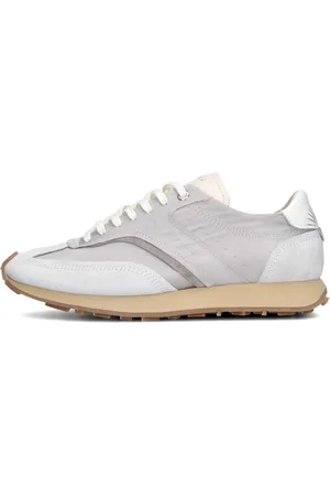 Nubikk Schoenen, Dames, Grijs, 36 EU, Leer, Grijze Lage Sneakers Zora Mae