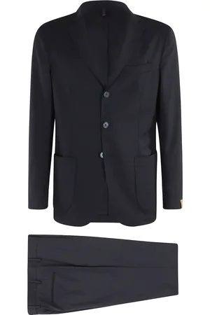 Biagio Santaniello Pakken, Heren, Blauw, 2Xl, Wol, Blauw Reiskostuum