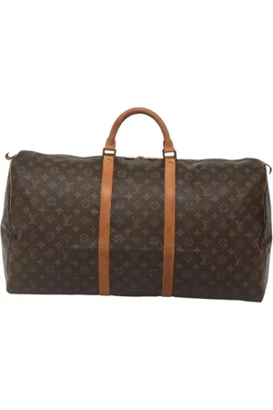 LOUIS VUITTON Pre-owned, Dames, Bruin, ONE Size, Tweedehands Canvas Louis Vuitton tassen