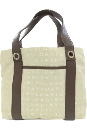 Bvlgari Pre-owned, Dames, , ONE Size, Tweedehands Canvas handtassen