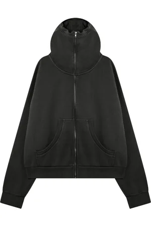 Entire Studios Sweatshirts & Hoodies, Heren, Zwart, S, Ritssluiting Cardigan Sweater