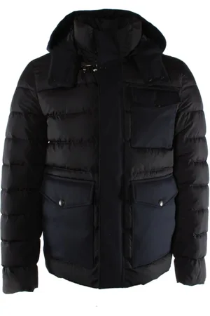 FAY Jassen, Heren, Blauw, S, Blauwe Jas voor Mannen