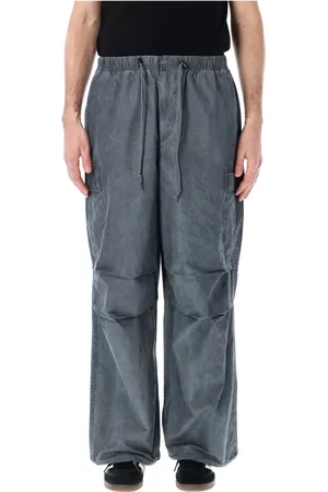 Obey Broeken, Heren, Blauw, L, Katoen, Cargo Broek voor een Reusachtige Look