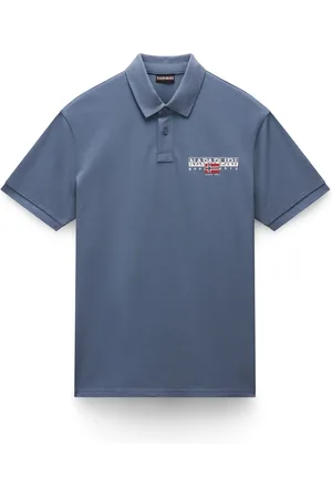 Napapijri Tops, Heren, Blauw, M, Polo met korte mouwen Aylmer